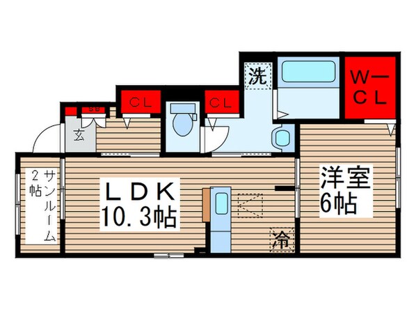 アンフィールドの物件間取画像